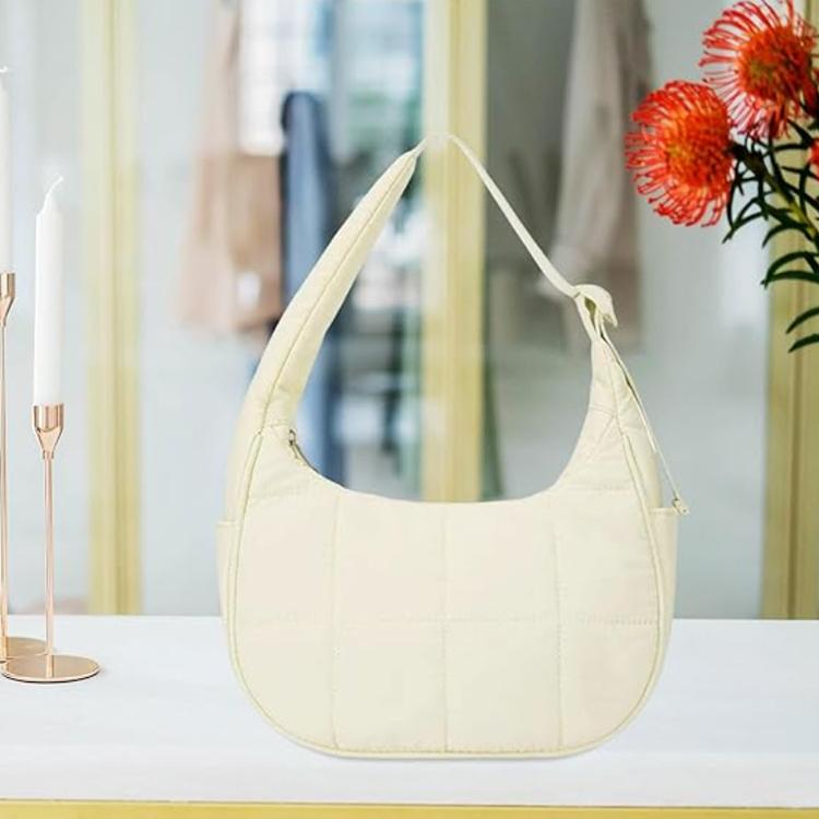 Women Single-shoulder Down Bag With Adjustable Shoulder Strap Handbag