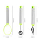 LsCook 3-Piece Set Fruit Ball Scooper Set Kitchen Carving Knife