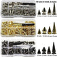80pcs / Set Metal Clothing Rivets Tapered Pointed Decorative Rivets For Leather Goods
