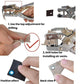 Metal eyelet installation tool used by hand to drill and set an eyelet into fabric