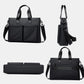 Men's waterproof laptop briefcase bag with shoulder strap and trolley sleeve