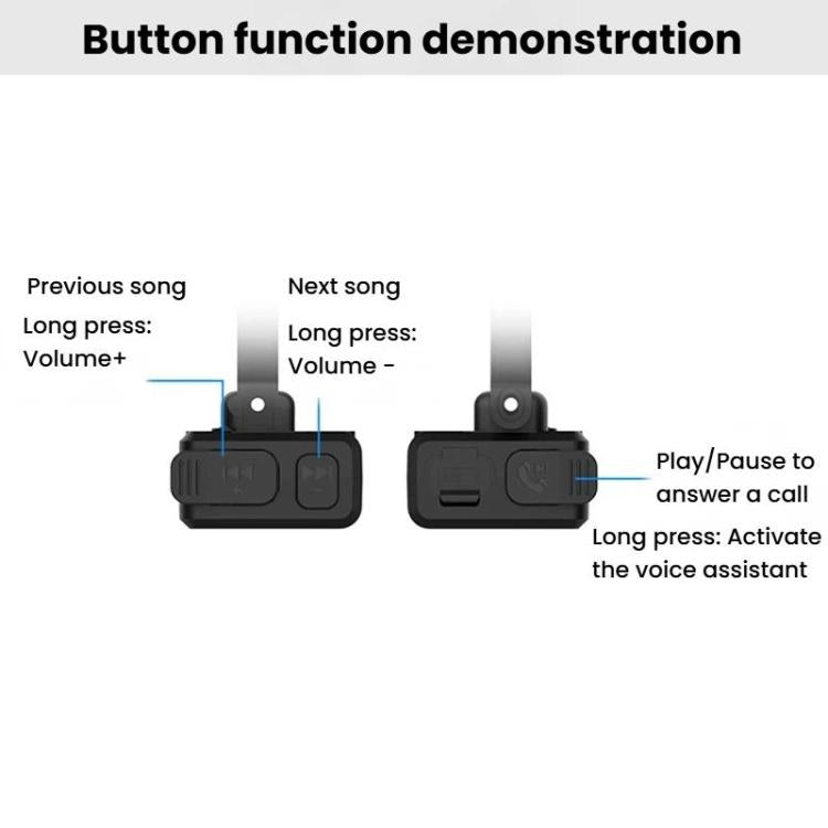 Q17 Bluetooth Riding Phone Remote Control Music Track Switch Remote For Motorcycle & Bicycle, Q17