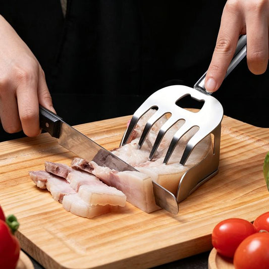 LsCook Multifunctional Bear Claw Shape Hand Guard Meat BBQ Shredder, All-Steel