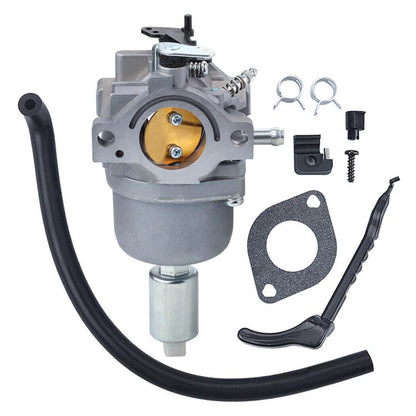 Mechanical carburetor with intake port, fuel line hose, and mounting gasket set