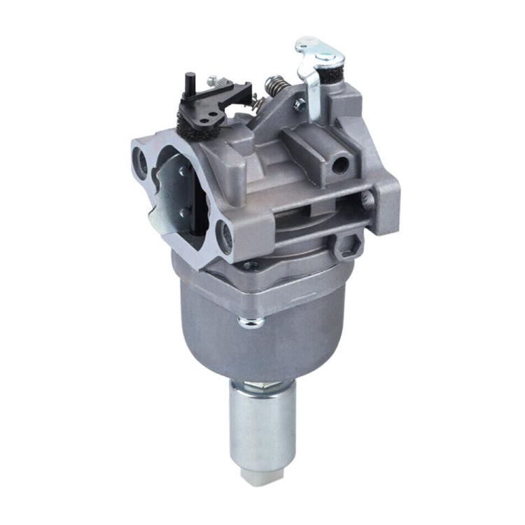 Mechanical carburetor with angled intake passages and mounting bracket