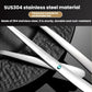 LsCook 304 Stainless Steel Salad Spoon Fork Instant Noodle Pasta Fork, Medium