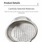 LsCook Kitchen 304 Stainless Steel Can Strainer Non-slip Dual-Handle Draining Tool