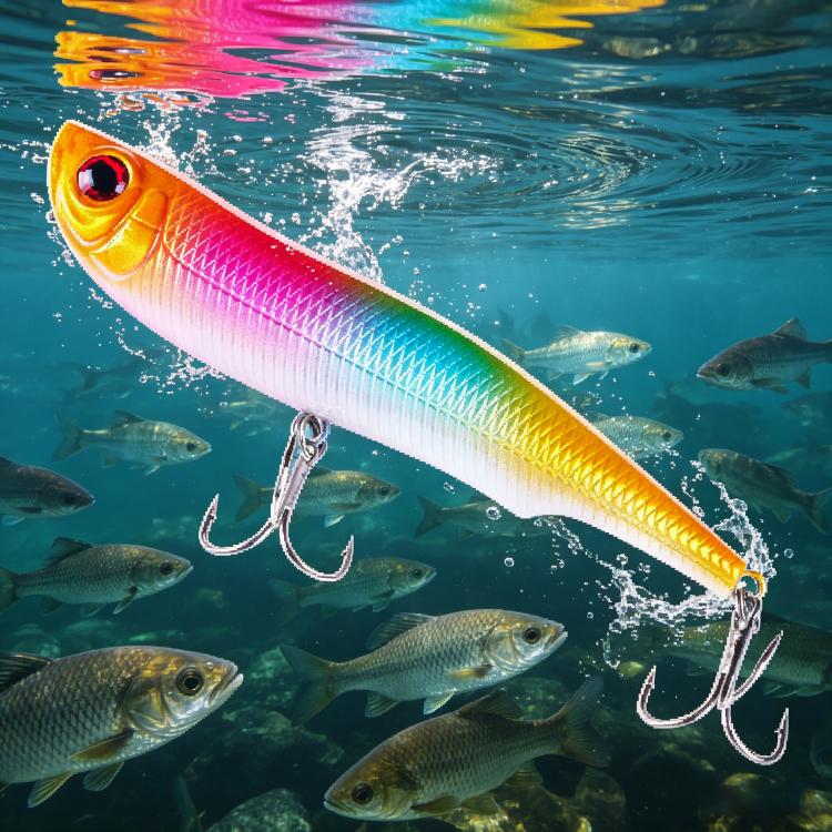 HENGJIA PO024 Surface Action Lure Long Casting Biomimetic Bait