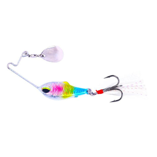 Metal Lure Vibrating Spinnerbait, HENGJIA VIB053 6cm 10g, HENGJIA VIB054 6cm 15g, HENGJIA VIB055 6cm 20g