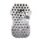 3-pin LED headlight module with round pin array on metal base