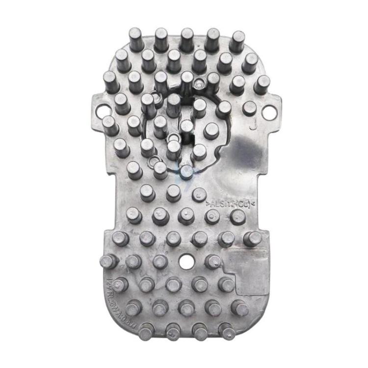 3-pin LED headlight module with round pin array on metal base