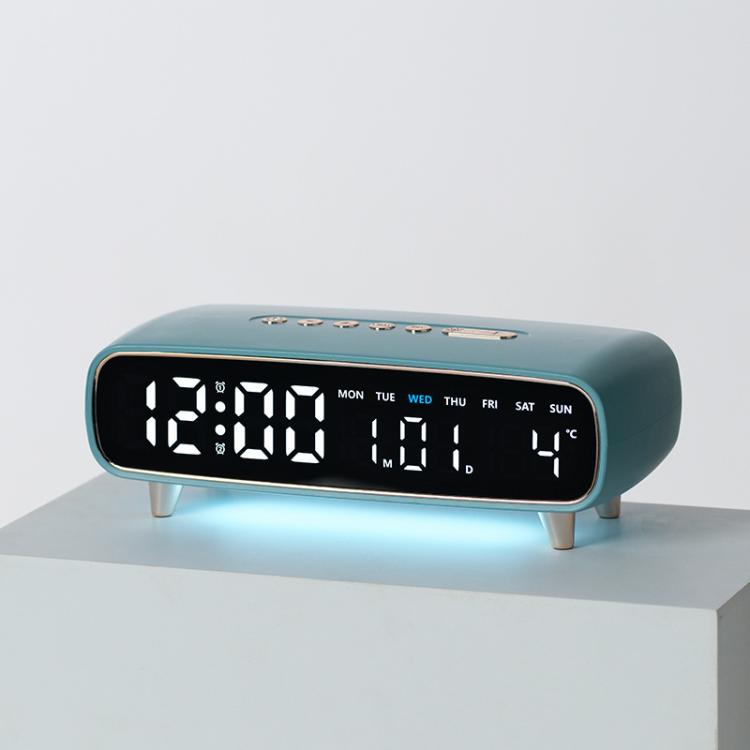 LED Digital Alarm Clock With Night Light, Date/Weekday/Temperature, 2 Alarms, Countdown Timer, 3 Brightness Levels, USB Output Port