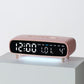 LED Digital Alarm Clock With Night Light, Date/Weekday/Temperature, 2 Alarms, Countdown Timer, 3 Brightness Levels, USB Output Port