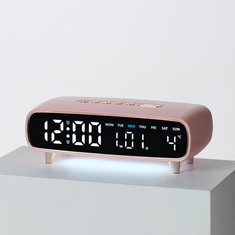 LED Digital Alarm Clock With Night Light, Date/Weekday/Temperature, 2 Alarms, Countdown Timer, 3 Brightness Levels, USB Output Port