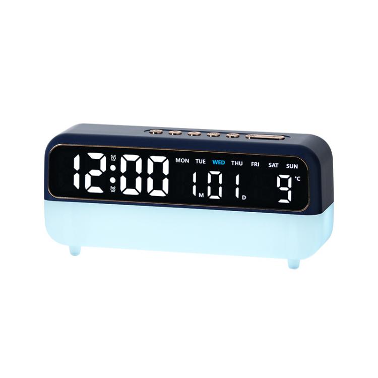 Multi-Function Digital Alarm Clock With Dimmable Night Light, Date/Weekday/Temperature, Dual Alarms, Timer Function, USB Charging Port