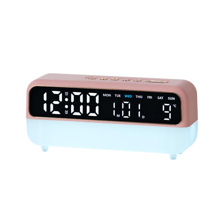 Multi-Function Digital Alarm Clock With Dimmable Night Light, Date/Weekday/Temperature, Dual Alarms, Timer Function, USB Charging Port