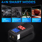Compact inflator with smart tire pressure presets for different vehicles