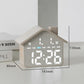 House-Shaped Digital Alarm Clock with Night Light Dual Alarms & Timer Function, 3-Level Brightness, GH8063 Yellow, GH8063 Gray