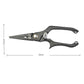 15 cm fishing pliers with dark metal jaws and solid handle, compact tool