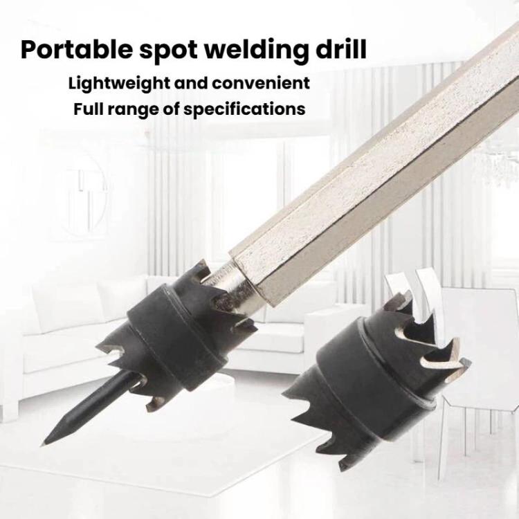 High Speed Steel Spot Welding Drill Bit Hex Shank Anchor Point Repair Drill Bit, 13pcs / set