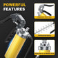 Lubricant filler with ergonomic pistol grip, spring reinforcement, filling port and valve