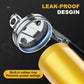 Leak-proof lubricant filler with rubber seal on yellow grease cylinder
