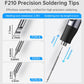 F210 precision soldering tip set with 7mm and 6mm measurements