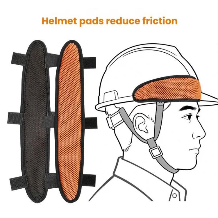 Summer Construction Site Curved Helmet Forehead Anti-Friction Sweat-Absorbing Band