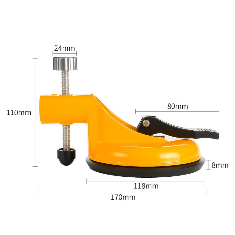 Leveling Suction Cup Tool For Leveling Adjusting Securing Joints During Tile Stone Slab Installation, Single-claw