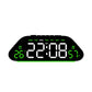 Digital Alarm Clock With Large LED Display 3 Brightness Levels, Auto-Dimming, Atmosphere Night Light & Timer