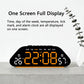 Digital Alarm Clock With Large LED Display 3 Brightness Levels, Auto-Dimming, Atmosphere Night Light & Timer