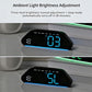 Digital Alarm Clock With Large LED Display 3 Brightness Levels, Auto-Dimming, Atmosphere Night Light & Timer