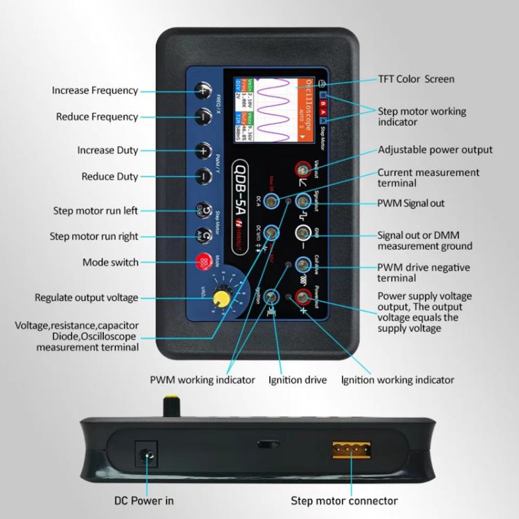HWAUT QDB-5A Automotive Actuator Drive Detector Oscilloscope