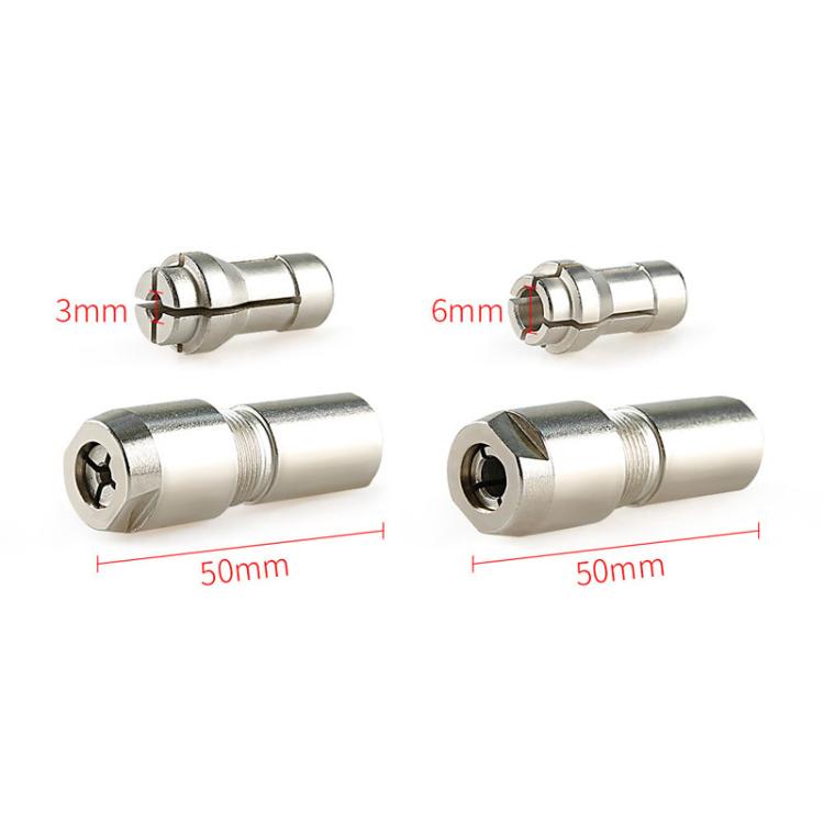 Angle Grinder To Straight Grinder Conversion Chuck Grinder Accessories, 3mm M10, 6mm M10, 3mm M14, 6mm M14