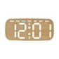 Modern Digital Wall Clock & Desk Clock LED Large Display with Date, Week, Temp, Adjustable Brightness Decorative Silent Clock