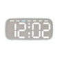 Modern Digital Wall Clock & Desk Clock LED Large Display with Date, Week, Temp, Adjustable Brightness Decorative Silent Clock
