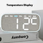Modern Digital Wall Clock & Desk Clock LED Large Display with Date, Week, Temp, Adjustable Brightness Decorative Silent Clock
