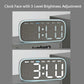 Modern Digital Wall Clock & Desk Clock LED Large Display with Date, Week, Temp, Adjustable Brightness Decorative Silent Clock