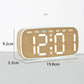Modern Digital Wall Clock & Desk Clock LED Large Display with Date, Week, Temp, Adjustable Brightness Decorative Silent Clock