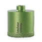 55mm tile hole saw drill bit with serrated carbide rim, green metal body