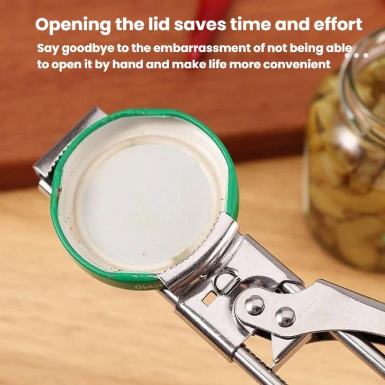 LsCook Adjustable Multi-Function Can Opener Non-Slip Bottle Cap Screwdriver