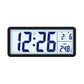 10-Inch LCD Display Desktop Electric Clock with Backlight Large Digital Wall Clock Indoor Thermometer