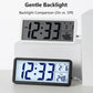10-Inch LCD Display Desktop Electric Clock with Backlight Large Digital Wall Clock Indoor Thermometer