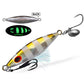 PROBEROS LF179 Metal Jigging Lures with Spinner Blade Glow in the Dark Saltwater Fishing Jigs, 30g, 40g, 60g, 80g, 90g