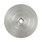 Round metal grinding pad disc with center threaded hole and inner circular groove
