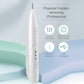 White compact mole removal pen with needle tip, featuring USB charging
