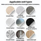 Shower partition wall compatibility guide for tiles, marble, glass, metal, wood