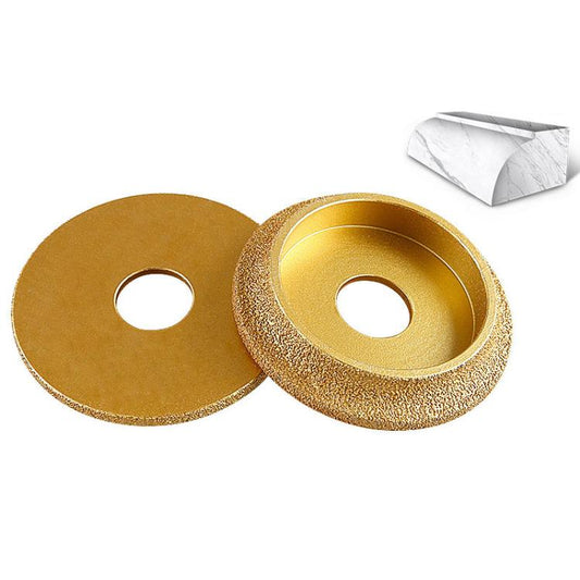 Stone Edge Grinding Wheel Marble Granite Tile Trimming Chamfering Tool, French Edge 10mm, French Edge 15mm, French Edge 20mm, French Edge 25mm, French Edge 30mm, Rounded Edge 10mm, Rounded Edge 20mm, Rounded Edge 25mm, Rounded Edge 30mm, Rounded Edge 3...