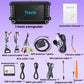 Car navigation system kit with touchscreen head unit, cables, GPS antenna and microphone