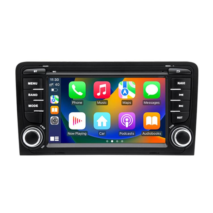 7-inch car navigation multimedia head unit with touchscreen and right-side navigation buttons